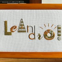 Mon projet du cours : Lettres brodées : le fil en tant qu’outil graphique. Embroider, and Textile Design project by Dominique - 03.12.2023