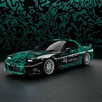 Mad Bunny RX7. 3D, and 3D Modeling project by voksamarek - 03.12.2023