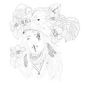 Mein Abschlussprojekt für den Kurs: Digitales Tattoo Design und Illustration mit Procreate. Traditional illustration, Graphic Design, Digital Illustration, Tattoo Design, and Digital Drawing project by Nathalie W - 03.12.2023