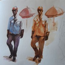 Mi proyecto del curso: Sketching de personas con acuarela Ein Projekt aus dem Bereich Skizzenentwurf, Aquarellmalerei und Anatomische Zeichnung von MVictoria Landa Fernandez - 12.03.2023