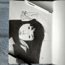 Mon projet du cours : Carnet de portraits : explorez le visage humain Ein Projekt aus dem Bereich Skizzenentwurf, Zeichnung, Porträtzeichnung, Artistische Zeichnung und Sketchbook von Lauralee Dumez - 12.03.2023
