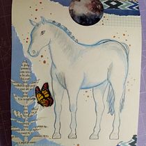Mi proyecto del curso: Ilustración de animales: dibuja la vida salvaje en tu sketchbook. Traditional illustration, Collage, Sketchbook, and Naturalistic Illustration project by Olga - 03.12.2023