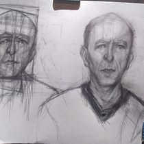 My project for course: Graphite Drawing Techniques for Planar Portraiture. Sketching, Portrait Drawing, Realistic Drawing, and Artistic Drawing project by Aras Saber - 03.05.2023
