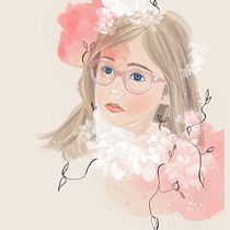 Mon projet du cours : Portrait illustré avec Procreate. Ilustração tradicional, Ilustração vetorial, Ilustração digital, e Desenho de retrato projeto de tiffany.quilichini - 13.03.2023