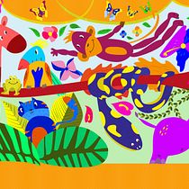 My project for course: Digital Illustration: When Color Meets Imagination. Traditional illustration, Drawing, and Digital Illustration project by Kasdali Amel - 03.13.2023
