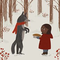 Children’s Illustration with Procreate: Paint Magical Scenes - RED RIDING HOOD. Ilustração tradicional, Ilustração digital, Ilustração infantil, Pintura digital, e Álbum ilustrado projeto de Nina Mistry-Rhoades - 13.03.2023