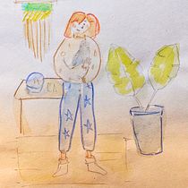 Mi proyecto del curso: Creación de personajes a partir de dibujos de observación. Un proyecto de Ilustración tradicional, Diseño de personajes, Dibujo y Sketchbook de Andrea Domínguez - 13.03.2023