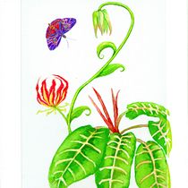Il mio progetto del corso: Tecniche di illustrazione e arte botanica contemporanea. Traditional illustration, Fine Arts, Watercolor Painting, Botanical Illustration, and Gouache Painting project by Claudia Viel - 03.13.2023