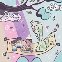 Mi proyecto del curso: Diseño de mundos kawaii: crea ilustraciones alegres. Character Design, Digital Illustration, and Manga project by Lidia Fueris Alarcón - 03.14.2023