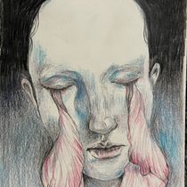 My project for course: Chiaroscuro Creative Portrait with Pencils. Un projet de Illustration traditionnelle, Dessin au cra, on, Dessin artistique, Dessin aux cra , et ons de couleur de cyucaipa - 14.03.2023