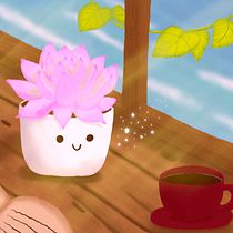 My project for course: Atmospheric Scenes in Procreate: Paint with Color and Light. Een project van Traditionele illustratie y Digitale illustratie van Wendy Chang - 14.03.2023