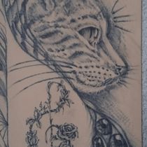 Mi proyecto del curso: Tatuaje para principiantes. Tattoo Design project by lailadsb - 03.14.2023