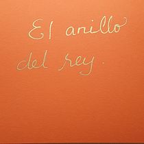 El anillo del rey Ein Projekt aus dem Bereich Schrift von Sunie Jaramillo - 13.03.2023