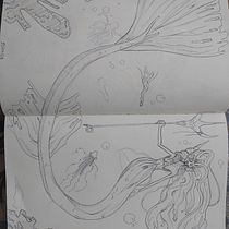 My project for course: Fantasy Sketchbook: Draw Characters from Imagination. Ilustração tradicional, Criatividade, Desenho, e Sketchbook projeto de Igor Nunes - 11.03.2023
