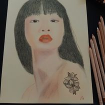 Mi proyecto del curso: Ilustración con pastel y lápices de colores. Un progetto di Illustrazione tradizionale, Belle arti, Disegno a matita, Disegno, Disegno di ritratti, Disegno realistico e Disegno artistico di Judith Valle Jiménez - 14.03.2023