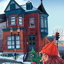 My project for course: Cinematic Digital Illustration with Photoshop. Traditional illustration, Digital Illustration, and Concept Art project by Nadiia Levoshchenko - 03.14.2023