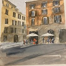 Il mio progetto del corso: Tecniche moderne di acquerello paesaggistico. Un progetto di Pittura e Pittura ad acquerello di Maria Cristina Flammini - 14.03.2023