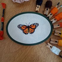 Mi proyecto del curso: Técnicas de bordado realista. Traditional illustration, Embroider, and Textile Design project by Gabriela Salgado - 03.11.2023