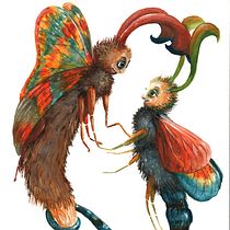 Mój projekt z kursu: Techniki kreatywnej ilustracji gwaszem. Ilustração tradicional, Design de personagens, Artes plásticas, Pintura, Ilustração infantil, Pintura guache, e Álbum ilustrado projeto de Joanna Zakrzewska - 14.03.2023
