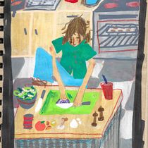 My project for course: Exploratory Sketchbook: Find Your Drawing Style. Traditional illustration, Sketching, Creativit, Drawing, Watercolor Painting, Sketchbook, and Gouache Painting project by anagarica1 - 03.13.2023