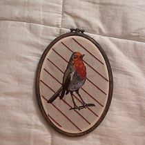 My project for course: Painting with Thread: Textile Illustration Techniques. Ilustração tradicional, Bordado, e Design têxtil projeto de Kelsey - 15.03.2023