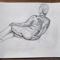 Mi proyecto del curso: Dibujo de la figura humana en movimiento Ein Projekt aus dem Bereich Bildende Künste, Skizzenentwurf, Bleistiftzeichnung, Zeichnung und Realistische Zeichnung von Katja Sonninen - 10.03.2023
