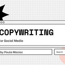 My project for course: Copywriting for Social Media. Writing, Cop, writing, Social Media, and Communication project by paulamacias2003 - 03.15.2023