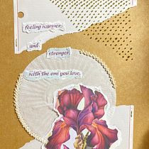 Mi proyecto del curso: Técnicas de bordado experimental sobre papel. Un progetto di Belle arti, Collage, Ricamo e Textile Design di Yomilett Rosales G. - 15.03.2023