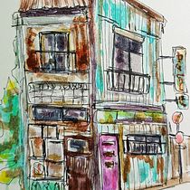 Mi proyecto del curso: Dibujo arquitectónico expresivo con marcadores de colores. Sketching, Drawing, Architectural Illustration, Sketchbook & Ink Illustration project by Mary Lopez - 03.15.2023