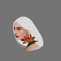 Meu projeto do curso: Retrato digital no Photoshop com um toque de fantasia. Ilustração tradicional, Desenho, Ilustração digital, Desenho de retrato, Desenho digital, e Pintura digital projeto de Ana Clara Castro - 15.03.2023