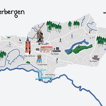My project for course: Illustrated Map Creation: Reflecting a City's Essence. Traditional illustration, Infographics, Drawing, Digital Illustration, and Digital Painting project by annelies.geeraert - 03.15.2023
