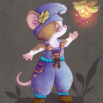 Mein Abschlussprojekt für den Kurs: Fantastische Tierillustration mit Procreate. Traditional illustration, Character Design, Drawing, Digital Illustration, Stor, telling, and Narrative project by momratze - 03.16.2023