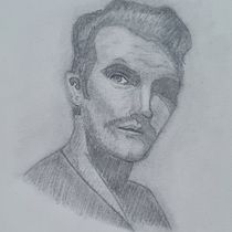 Sam Brisley - Projects. Un projet de Illustration traditionnelle, Beaux Arts, Esquisse , Dessin au cra, on, Dessin, Dessin de portrait, Dessin artistique , et Dessin anatomique de Nura Osman - 14.03.2023