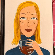 Meu projeto do curso: Ilustração lifestyle: dê voz, cor e expressão aos seus personagens. Un projet de Illustration traditionnelle, Conception de personnages, Dessin , et Peinture gouache de Ana França - 10.03.2023