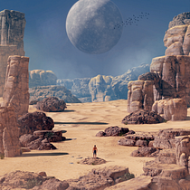 Planeta marte 3D con Blender. 3D, Digital Illustration, and 3D Design project by Sergio Fabres Moreno - 03.04.2023