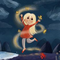 Mi proyecto del curso: Ilustración infantil con Procreate: crea escenas mágicas. Ilustração tradicional, Ilustração digital, Ilustração infantil, Pintura digital, e Álbum ilustrado projeto de Daniela Monsalve Velez - 12.03.2023