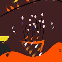 Mon projet du cours : Art abstrait : créez des compositions uniques. Design, Traditional illustration, Fine Arts, Graphic Design, and Digital Design project by agbohozojessica - 03.17.2023