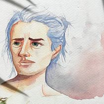 Final Project: Emotive water color portrait. Een project van  Beeldende kunst, Schilderij, Aquarelschilderen y  Portrettekening van jens_zacherl - 17.03.2023