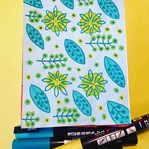 My project for course: Botanical Patterns in a Sketchbook: Conquer the Blank Page. Ilustração tradicional, Pattern Design, Ilustração botânica, Sketchbook, e Design projeto de Kirsty - 17.03.2023