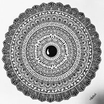 My project for course: The Art of Mandala Drawing: Create Geometric Patterns. Drawing & Ink Illustration project by chandnigodhani28 - 03.17.2023