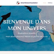 Mon projet du cours : WordPress : créez un site professionnel de A à Z. Un projet de Webdesign, Développement web, Développement no code , et Conception de produits numériques de Aline Richard - 17.03.2023