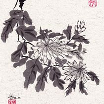 My project for course: Introduction to Sumi-e Painting. Ilustração tradicional, Artes plásticas, Pintura, Desenho e Ilustração com tinta projeto de Trang Chibi - 17.03.2023