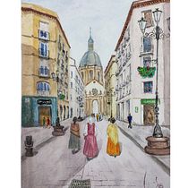 My project for course: Architectural Illustration with Watercolor. Un projet de Illustration traditionnelle, Esquisse , Dessin, Aquarelle, Illustration architecturale , et Carnet de croquis de isidorojose - 17.03.2023