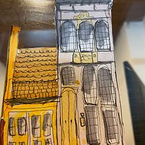 Mi proyecto del curso: Dibujo arquitectónico expresivo con marcadores de colores. Sketching, Drawing, Architectural Illustration, Sketchbook & Ink Illustration project by yenifer arias - 03.18.2023