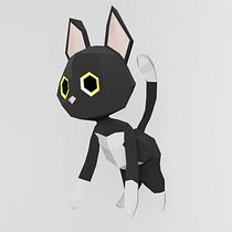 Mi proyecto del curso: Modelado de personajes low poly para videojuegos Ein Projekt aus dem Bereich 3D, 3-D-Modellierung, Videospiele, Design von 3-D-Figuren und Design für Videospiele von Ulises Andres Marín Quinteros - 19.12.2022