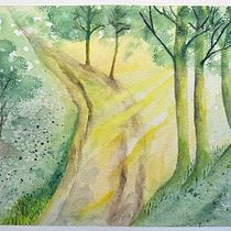 My project for course: Dreamy Watercolor Landscapes: Paint with Light. Un projet de Peinture , et Aquarelle de artmartin311 - 18.03.2023