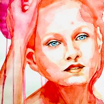 Mein Abschlussprojekt für den Kurs: Aquarellporträts: Erfasse den Charakter des Modells . Fine Arts, Painting, Watercolor Painting, and Portrait Drawing project by Claudia - 03.18.2023