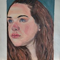 Aya. Fine Arts, Painting, and Oil Painting project by Nurit Shental - 03.18.2023