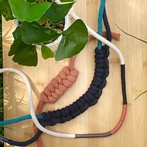 My project for course: Rope Jewelry for Beginners: Make Your Own Necklaces. Arts, Crafts, Jewelr, Design, Macramé, and Textile Design project by Tania Martin - 03.19.2023
