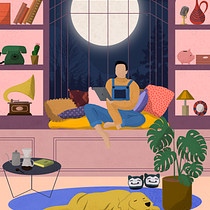 My project for course: Colorful Digital Illustration in Procreate. Un progetto di Illustrazione tradizionale, Disegno, Illustrazione digitale e Disegno digitale di Kubilay Güneş - 17.03.2023